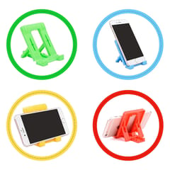 4 Step Plastic Adjustable All Smart Phone Holder Stand Pack of 2