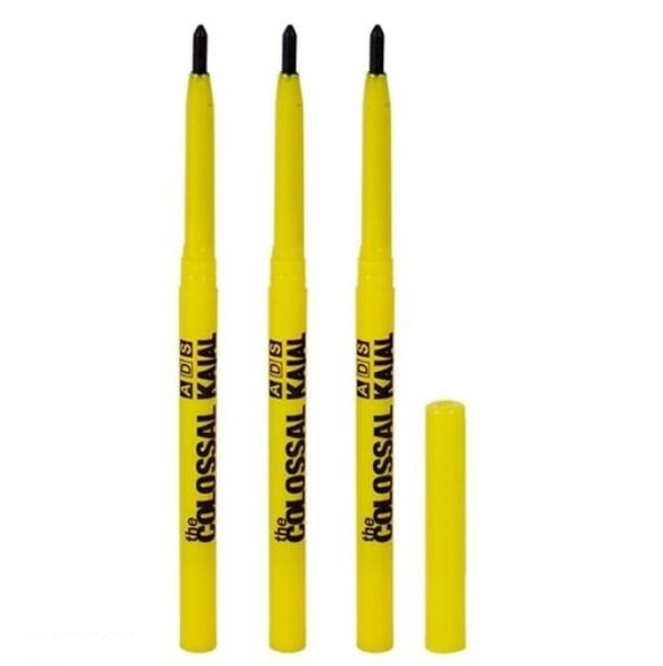 ADS Colossal Kajal Waterproof Pack Of 3