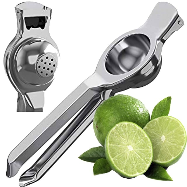 Stainless Steel Lemon Squeezer Juicer with Bottle Opener, 2 in 1 Squeezer