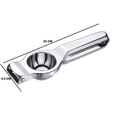 Stainless Steel Lemon Squeezer Juicer with Bottle Opener, 2 in 1 Squeezer