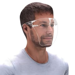 Multipurpose Clear Face Shield Reusable Anti-fog Anti-Scratch Protective Fashion Wear for Men And Women