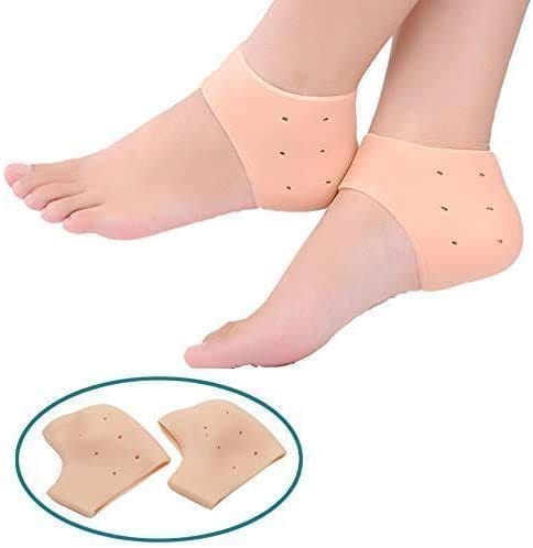 Anti Crack Silicone Half Gel Heel And Foot Protector Moisturizing Socks