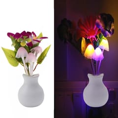 LED Dream Night Light, Auto ON/Off Sensor Mushroom Lamp (Multicolor)