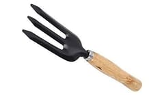 Gardening Tools - Hand Cultivator, Big Trowel, Garden Fork (Set of 3)