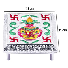 Decorative Self Design Printed Bajot/Chowki