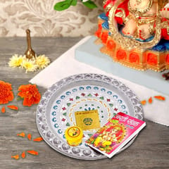 Silver Plated Pooja Thali