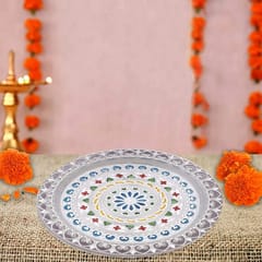 Silver Plated Pooja Thali