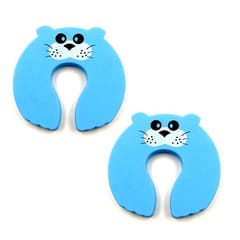 Child Safety Protection Baby Safety Cute Animal Security Card Door Stopper (2PC Set)