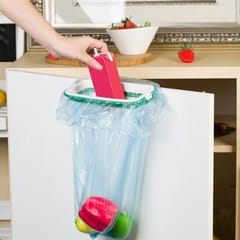 Hanging Plastic Kitchen Trash Can Bag Holder