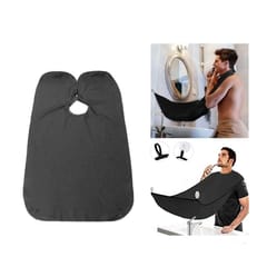 Black Beard Apron Hair Clippings Catcher Grooming Bib