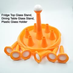 Fridge Top Glass Stand, Dining Table Glass Stand, Plastic Glass Holder