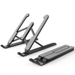 Adjustable Laptop Stand Holder with Built-in Foldable Legs and High Quality Fibre