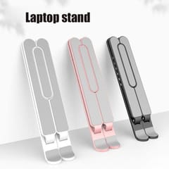 Adjustable Laptop Stand Holder with Built-in Foldable Legs and High Quality Fibre