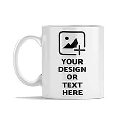 Gifts Onn Photo Printed Ceramic Customized White Mug with 320 ml (Mug)